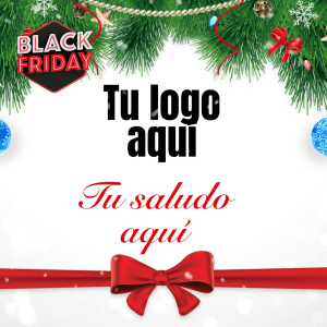 Animación Logo Saludo Feliz Navidad