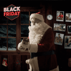 Animación Carta Escrita a Santa Claus y Retratos de Fotos